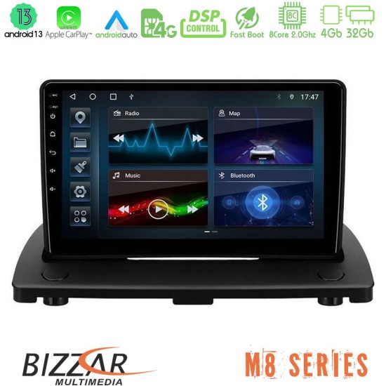 Bizzar M8 Series Volvo XC90 2006-2014 8Core Android13 4+32GB Navigation Multimedia Tablet 9"