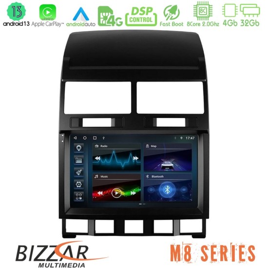 Bizzar M8 Series VW Touareg 2002 – 2010 8core Android13 4+32GB Navigation Multimedia Tablet 9"