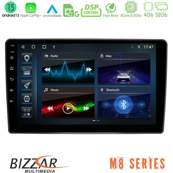 Bizzar M8 Series VW Passat 8core Android13 4+32GB Navigation Multimedia Tablet 9"