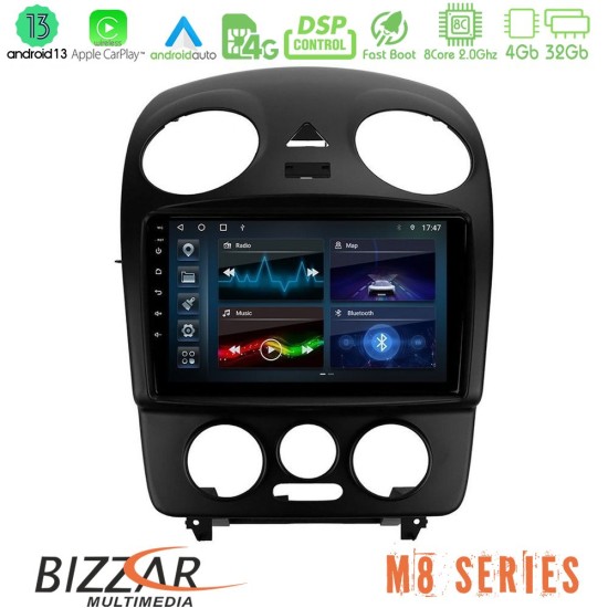 Bizzar M8 Series VW Beetle 8core Android13 4+32GB Navigation Multimedia Tablet 9"