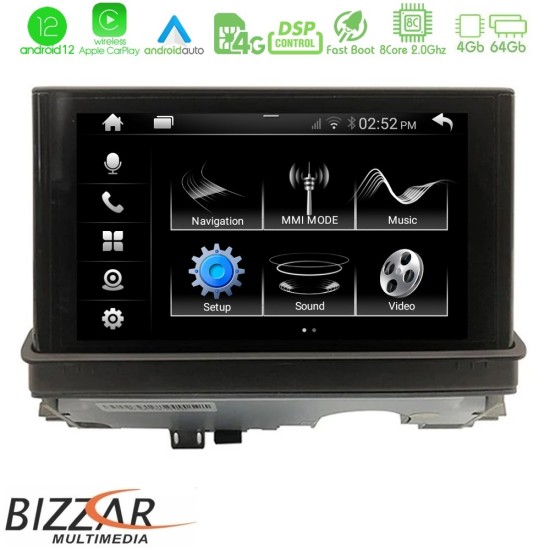 Bizzar OEM Audi A3 8V Android 12 (4+64GB) 8Core Multimedia Station