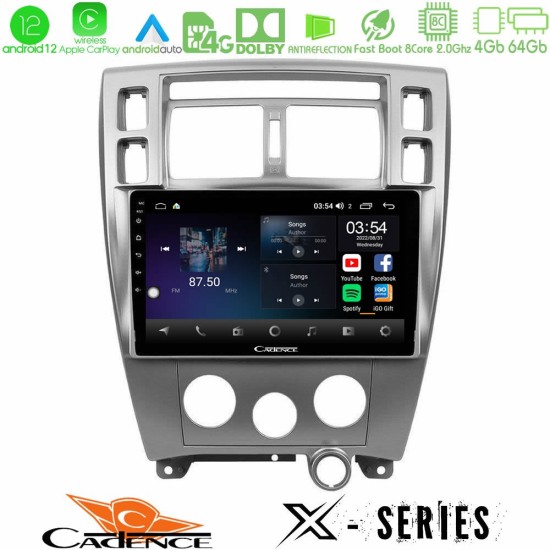 Cadence X Series Hyundai Tucson 8core Android12 4+64GB Navigation Multimedia Tablet 10"