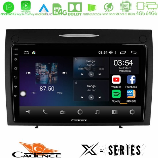 Cadence X Series Mercedes SLK Class 8core Android12 4+64GB Navigation Multimedia Tablet 9"