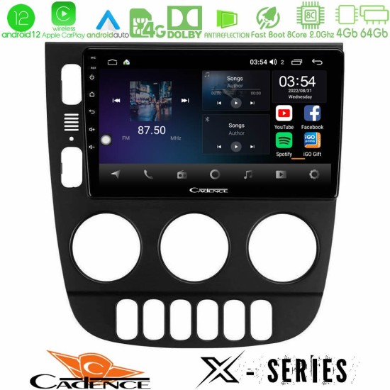 Cadence X Series Mercedes ML Class 1998-2005 8Core Android12 4+64GB Navigation Multimedia Tablet 9"