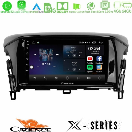 Cadence X Series Mitsubishi Eclipse Cross 8core Android12 4+64GB Navigation Multimedia Tablet 9"