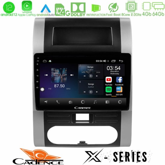 Cadence X Series Nissan X-Trail T31 8core Android12 4+64GB Navigation Multimedia Tablet 10"