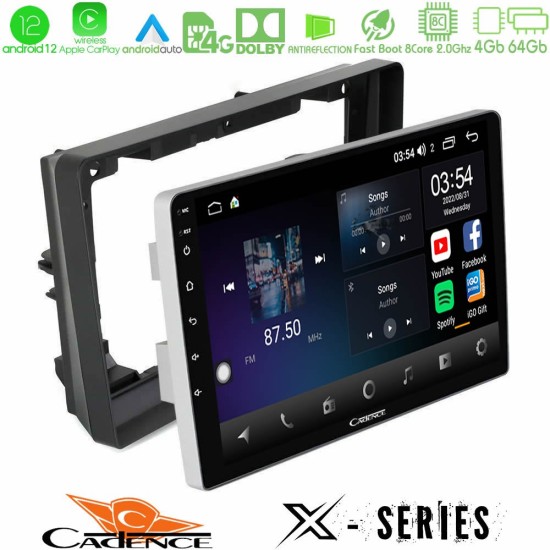 Cadence X Series Peugeot 308 2013-2020 8core Android12 4+64GB Navigation Multimedia Tablet 9"