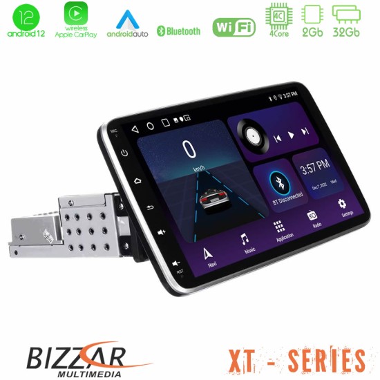 Bizzar XT Series Android12 2+32GB Navigation Multimedia Tablet 10" Με Carplay & Android Auto (1DIN)