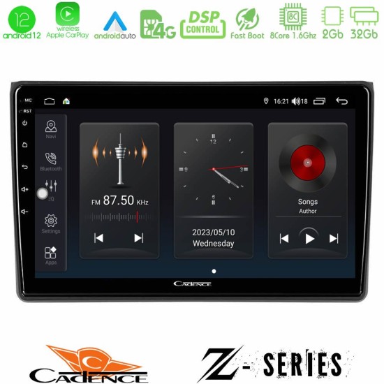 Cadence Z Series Audi A4 B7 8core Android12 2+32GB Navigation Multimedia Tablet 9"