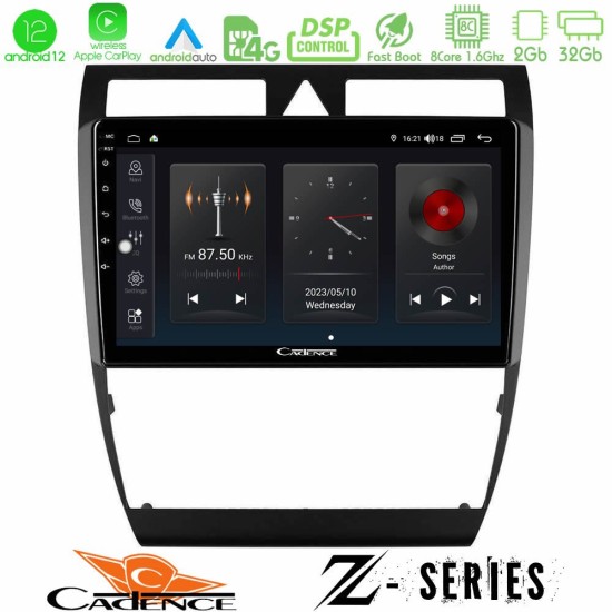 Cadence Z Series Audi A6 (C5) 1997-2004 8core Android12 2+32GB Navigation Multimedia Tablet 9"