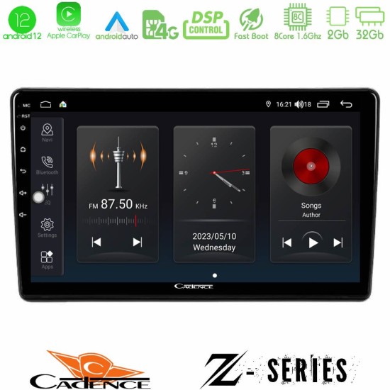 Cadence Z Series Peugeot Partner / Citroën Berlingo 2008-2018 8Core Android12 2+32GB Navigation Multimedia Tablet 9"