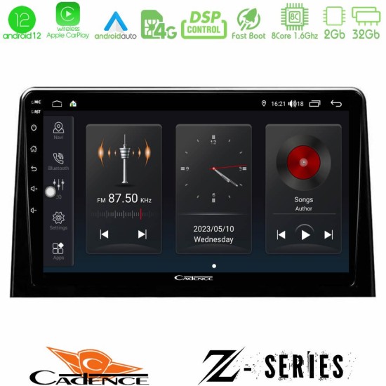 Cadence Z Series Peugeot Partner / Citroën Berlingo 2020-> 8Core Android12 2+32GB Navigation Multimedia Tablet 10"