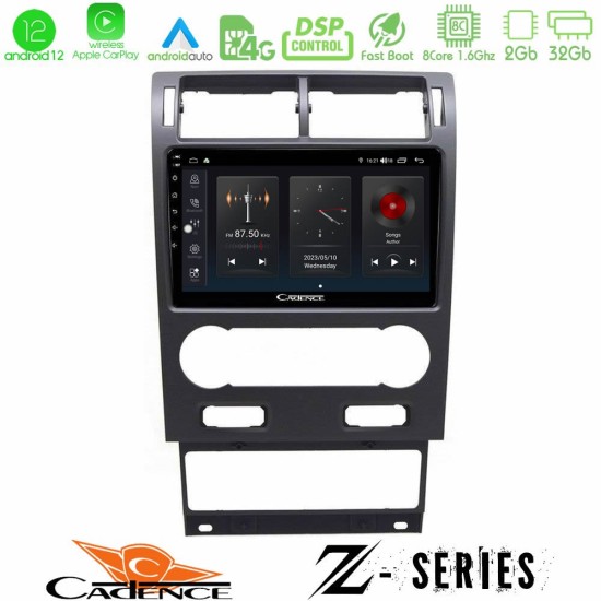 Cadence Z Series Ford Mondeo 2004-2007 8core Android12 2+32GB Navigation Multimedia Tablet 9"