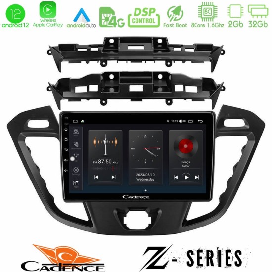 Cadence Z Series Ford Transit Custom/Tourneo Custom 8core Android12 2+32GB Navigation Multimedia Tablet 9"