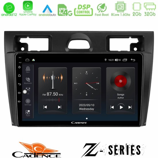 Cadence Z Series Ford Fiesta/Fusion 8core Android12 2+32GB Navigation Multimedia Tablet 9"