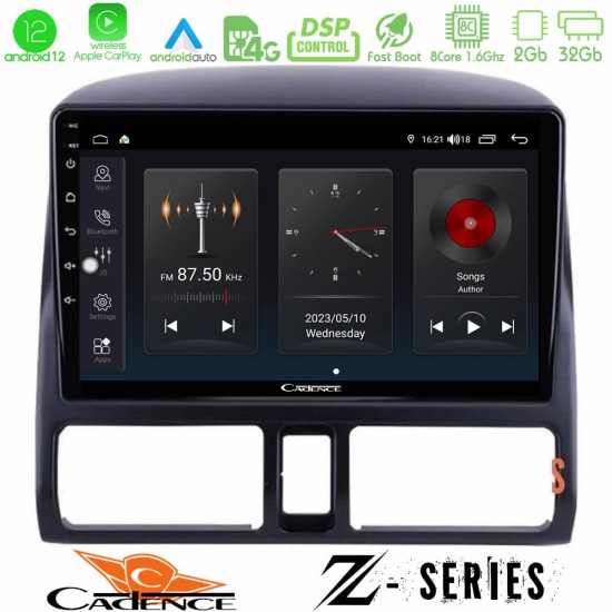 Cadence Z Series Honda CRV 2002-2006 8core Android12 2+32GB Navigation Multimedia Tablet 9"