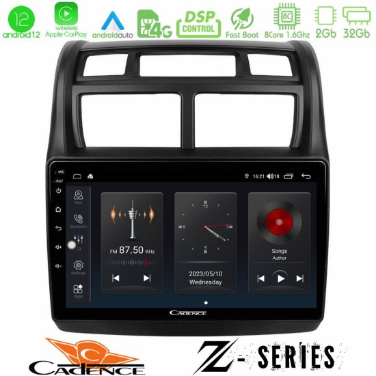 Cadence Z Series Kia Sportage 2008-2011 8core Android12 2+32GB Navigation Multimedia Tablet 9"