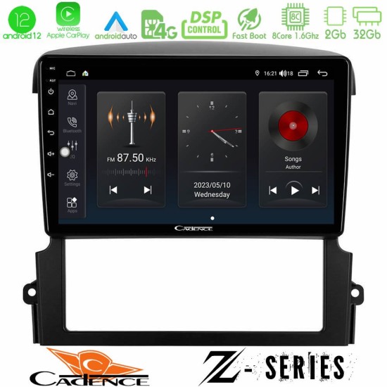 Cadence Z Series Kia Sorento 8core Android12 2+32GB Navigation Multimedia Tablet 9"