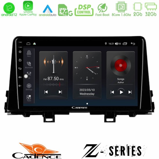 Cadence Z Series Kia Picanto 2017-2021 8Core Android12 2+32GB Navigation Multimedia Tablet 9"