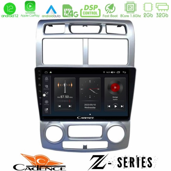 Cadence Z Series Kia Sportage 2005-2008 8core Android12 2+32GB Navigation Multimedia Tablet 9"