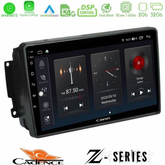 Cadence Z Series Mercedes C/CLK/G Class (W203/W209) 8core Android12 2+32GB Navigation Multimedia Tablet 9"