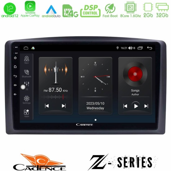 Cadence Z Series Mercedes Vito 2015-2021 8core Android12 2+32GB Navigation Multimedia Tablet 10"