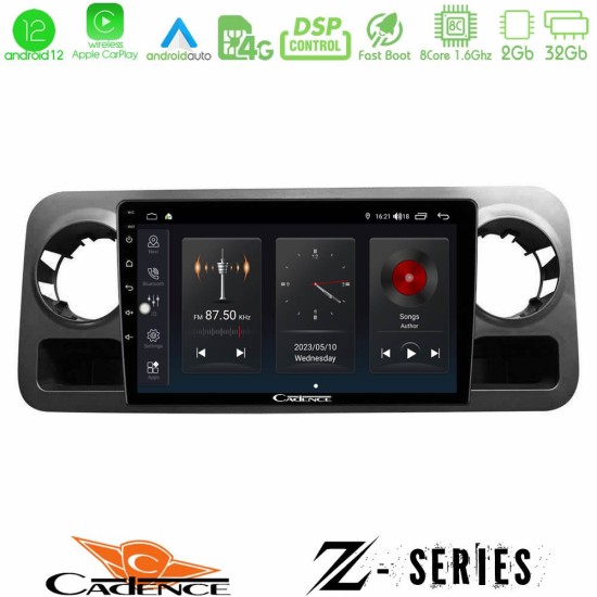 Cadence Z Series Mercedes Sprinter W907 8Core Android12 2+32GB Navigation Multimedia Tablet 10"