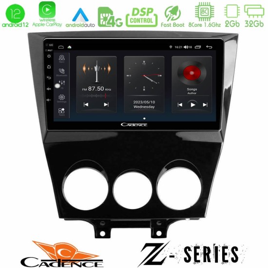 Cadence Z Series Mazda RX8 2008-2012 8Core Android12 2+32GB Navigation Multimedia Tablet 9"