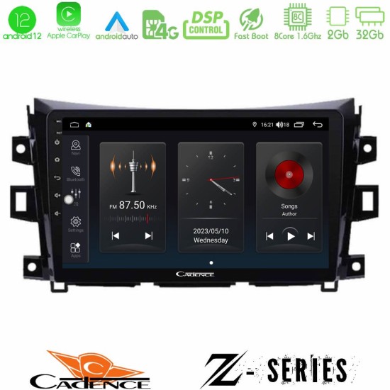 Cadence Z Series Nissan Navara NP300 8core Android12 2+32GB Navigation Multimedia Tablet 9"