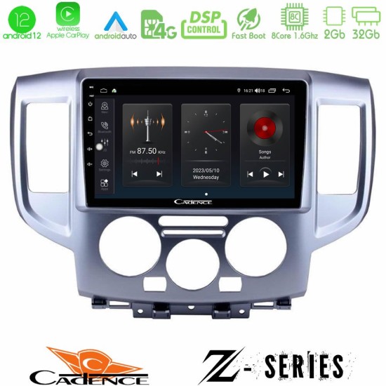 Cadence Z Series Nissan NV200 8core Android12 2+32GB Navigation Multimedia Tablet 9"