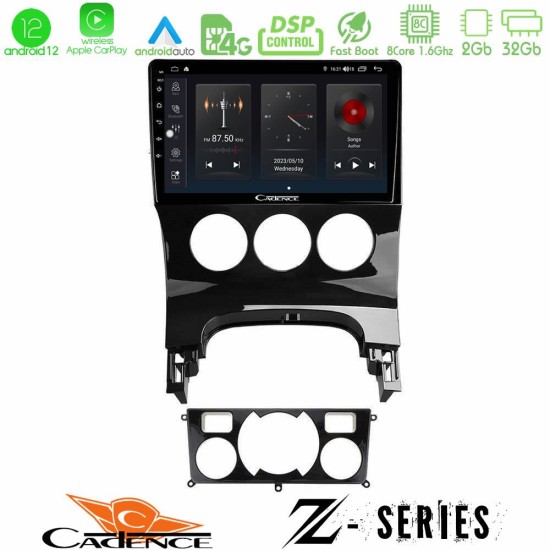 Cadence Z Series Peugeot 3008 AUTO A/C 8core Android12 2+32GB Navigation Multimedia Tablet 9"