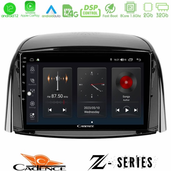 Cadence Z Series Renault Koleos 2007-2015 8Core Android12 2+32GB Navigation Multimedia Tablet 9"