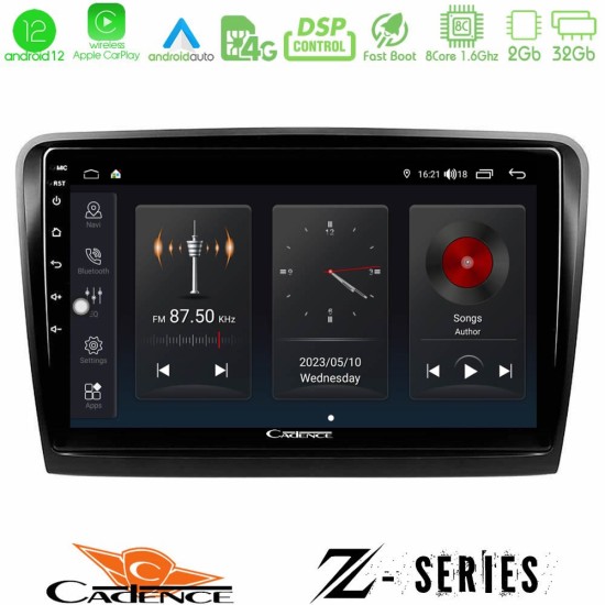 Cadence Z Series Skoda Superb 2008-2015 8core Android12 2+32GB Navigation Multimedia Tablet 9"