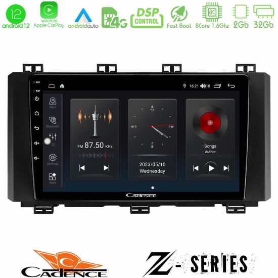 Cadence Z Series Seat Ateca 2017-2021 8core Android12 2+32GB Navigation Multimedia Tablet 9"