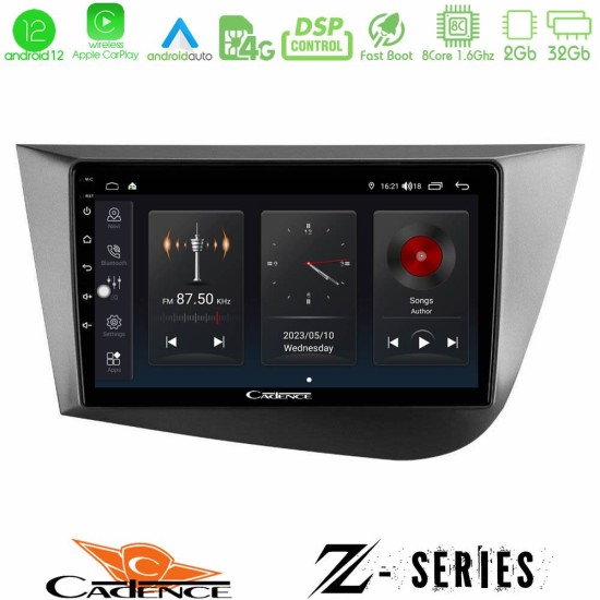 Cadence Z Series Seat Leon 8core Android12 2+32GB Navigation Multimedia Tablet 9"