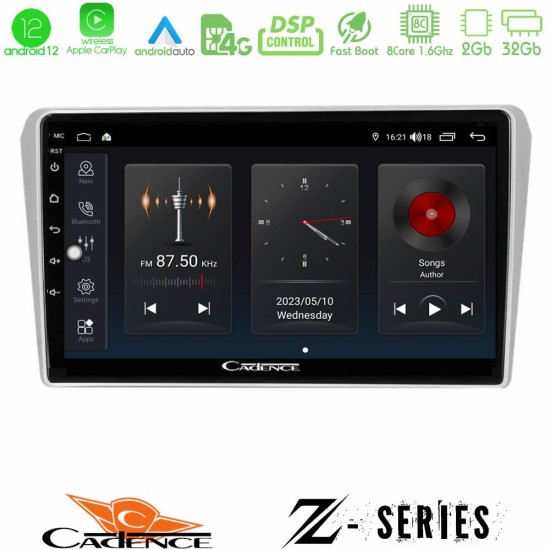 Cadence Z Series Toyota Avensis T25 02/2003–2008 8core Android12 2+32GB Navigation Multimedia Tablet 9"
