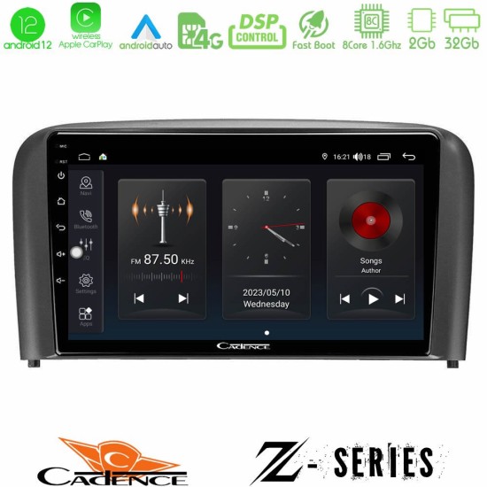 Cadence Z Series Volvo S80 1998-2006 8core Android12 2+32GB Navigation Multimedia Tablet 9"