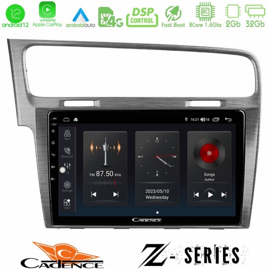 Cadence Z Series VW GOLF 7 8core Android12 2+32GB Navigation Multimedia Tablet 10"