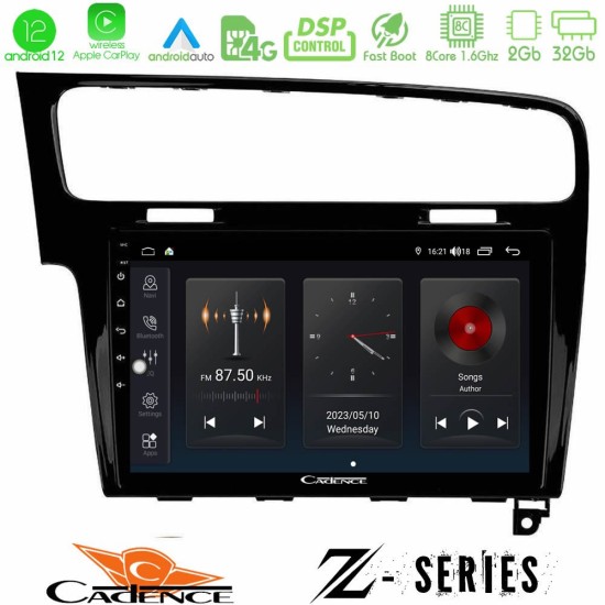 Cadence Z Series VW GOLF 7 8core Android12 2+32GB Navigation Multimedia Tablet 10"