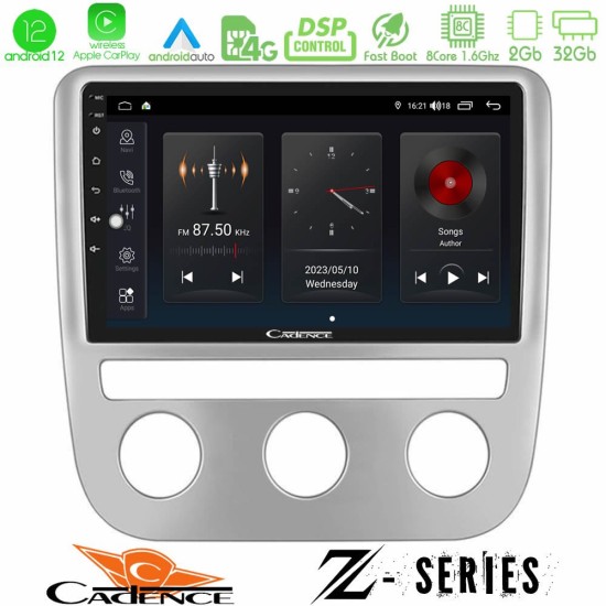 Cadence Z Series VW Scirocco 2008-2014 8Core Android12 2+32GB Navigation Multimedia Tablet 9"