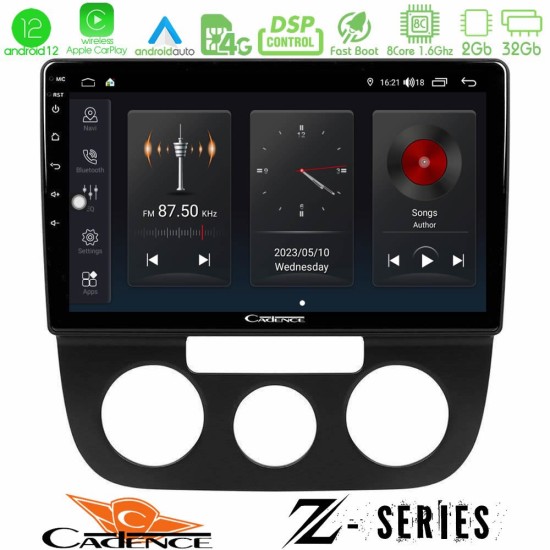 Cadence Z Series VW Jetta 8core Android12 2+32GB Navigation Multimedia Tablet 10"