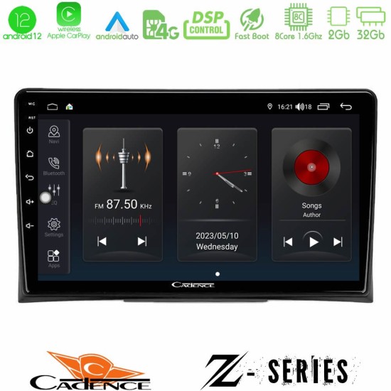 Cadence Z Series VW Transporter 2003-2015 8Core Android12 2+32GB Navigation Multimedia Tablet 9"