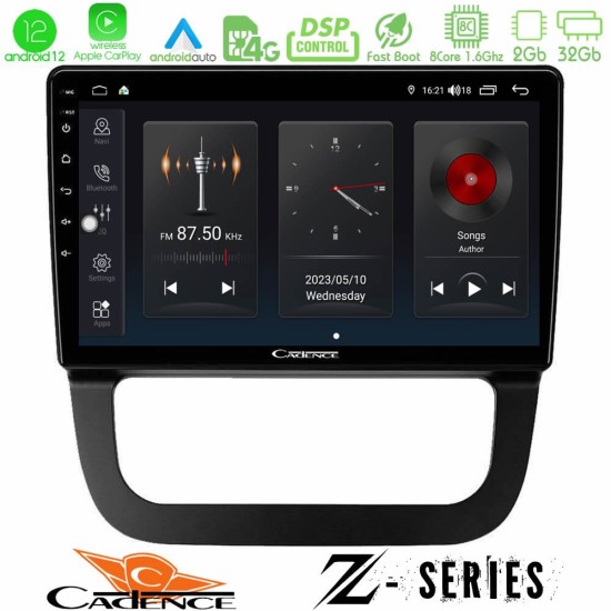 Cadence Z Series VW Jetta 8core Android12 2+32GB Navigation Multimedia Tablet 10"