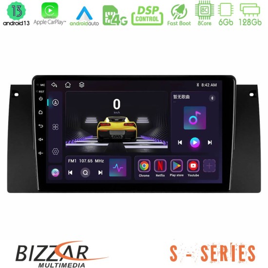 Bizzar S Series BMW 5 Series (E39) / X5 (E53) 8core Android13 6+128GB Navigation Multimedia Tablet 9"