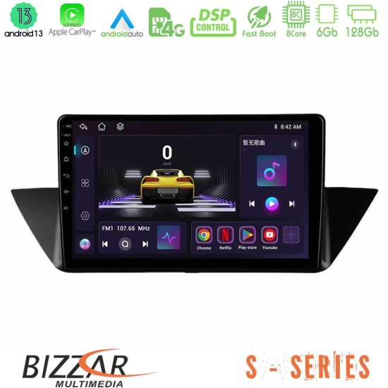 Bizzar S Series BMW Χ1 E84 8Core Android13 6+128GB Navigation Multimedia Tablet 10"