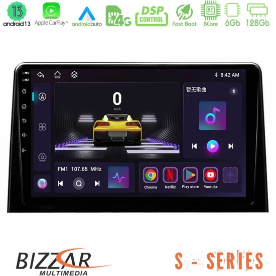 Bizzar S Series Peugeot Partner / Citroën Berlingo 2020-> 8Core Android13 6+128GB Navigation Multimedia Tablet 10"