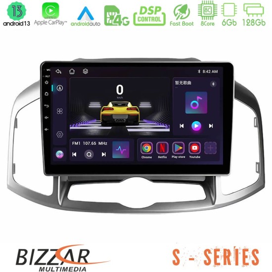 Bizzar S Series Chevrolet Captiva 2012-2016 8Core Android13 6+128GB Navigation Multimedia Tablet 9"