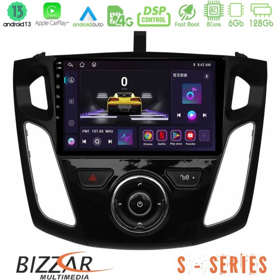 Bizzar S Series Ford Focus 2012-2018 8core Android13 6+128GB Navigation Multimedia Tablet 9"