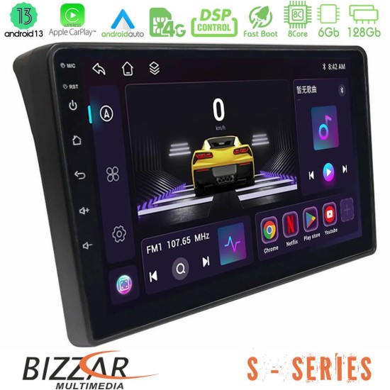 Bizzar S Series Fiat Ducato/Citroen Jumper/Peugeot Boxer 8core Android13 6+128GB Navigation Multimedia Tablet 9"