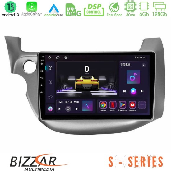 Bizzar S Series Honda Jazz 2009-2013 8core Android13 6+128GB Navigation Multimedia Tablet 10"